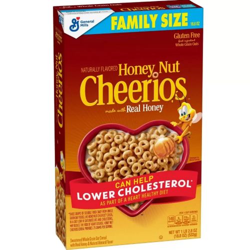 General Mills Family Size Honey Nut Cheerios Cereal - 18.8oz