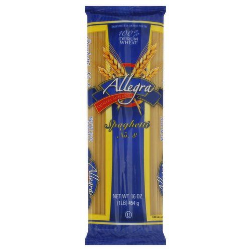 Allegra Pasta, Spaghetti, 1 Pound