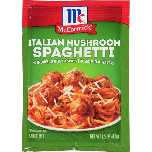 MCCORMICK, ITALIAN MUSHROOM SPAGHETTI SAUCE MIX