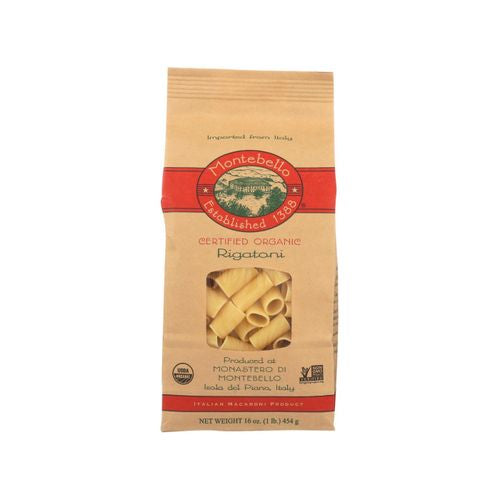 Montebello Organic Pasta - Rigatoni - 1 lb.