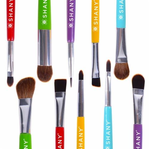 Shany Cosmetics SHANY THE DOUBLE TROUBLE - 5 PC Double Sided Essential Brush Set W/Travel Pouch