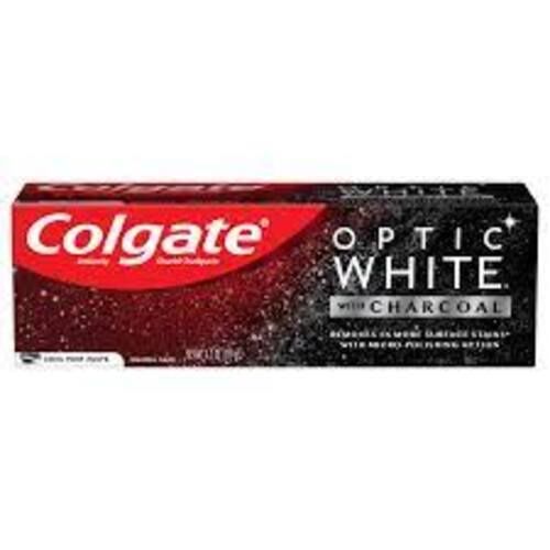 Colgate Optic White Stain Fighter Teeth Whitening Toothpaste  Clean Mint Paste - 4.2 Ounce