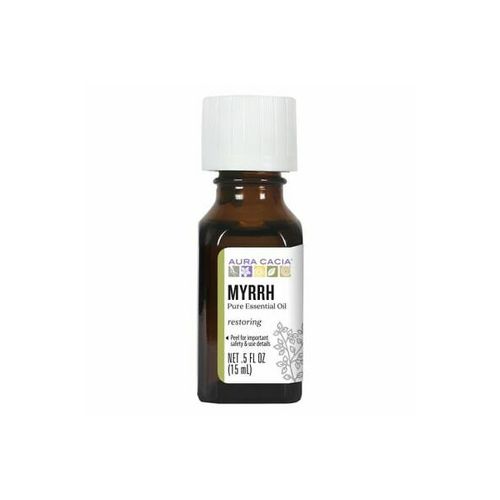 Aura Cacia Myrrh Pure Essential Oil 0.5 fl oz Liq