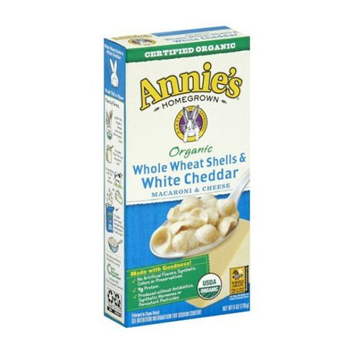 Annie's Organic Whole Wheat Shells & White Cheddar Mac & Cheese