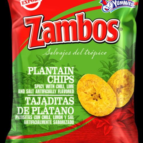 YUMMIES, ZAMBOS, PLANTAIN CHIPS