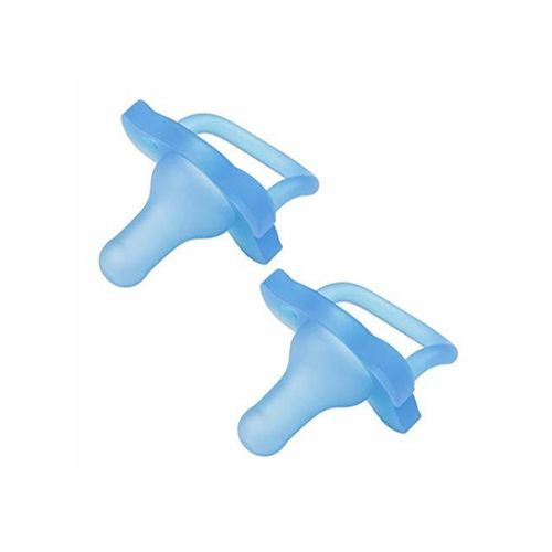 Dr. Browns Pacifiers, Silicone, Same Shape As Bottle Nipple, 0M+, Blue, 2 Count