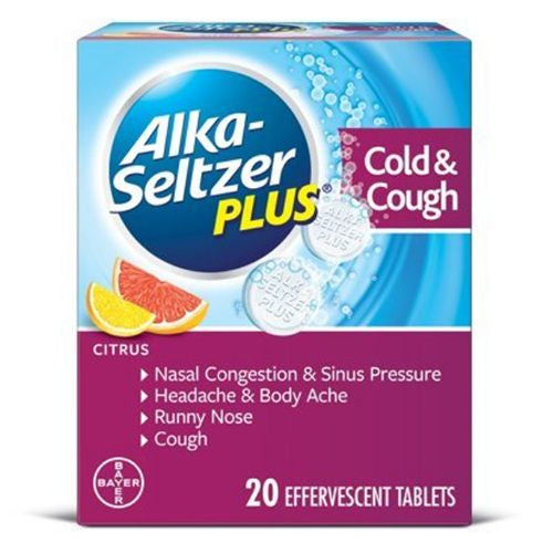 Alka-Seltzer Plus Multi-Symptom Cold and Cough / TABLET, EFFERVESCENT