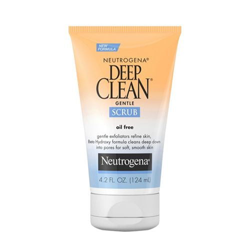 Neutrogena Deep Clean Gentle Daily Facial Scrub  Oil-Free Cleanser 4.2 fl. Oz