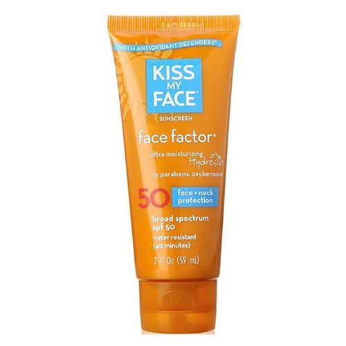 Kiss My Face Face Factor Sunblock Spf 50 For Face And Neck - 2 Oz