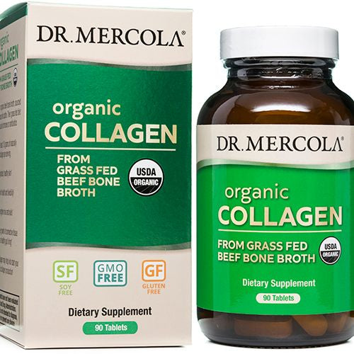 Dr. Mercola  Organic Collagen from Grass Fed Beef Bone Broth Tablets  30 Servings