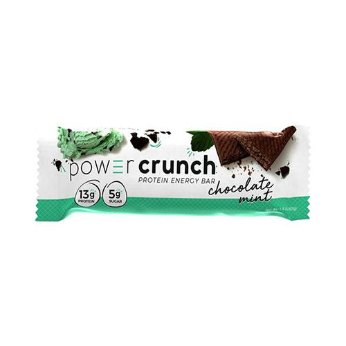 POWER CRUNCH, PROTEIN ENERGY BAR, CHOCOLATE MINT