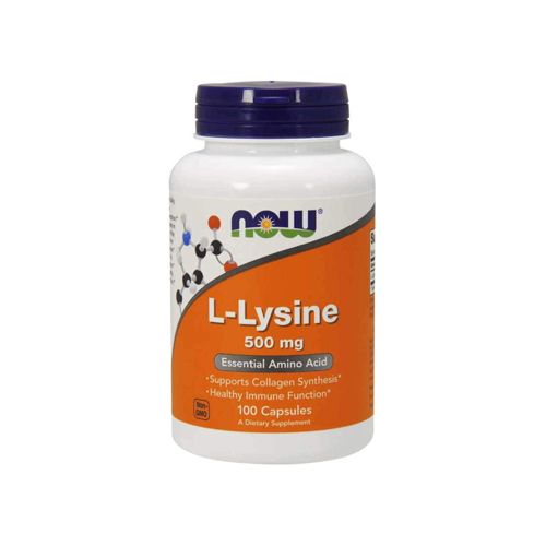 NOW Foods - L-Lysine 500 mg. - 100 Capsules