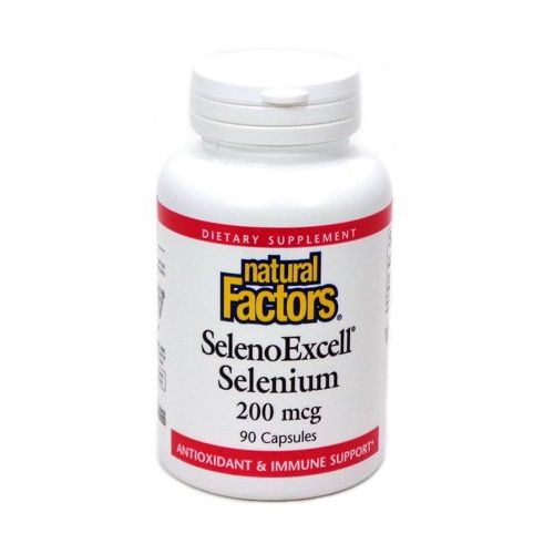 Seleno Excell 200mcg By Natural Factors - 90 Capsules