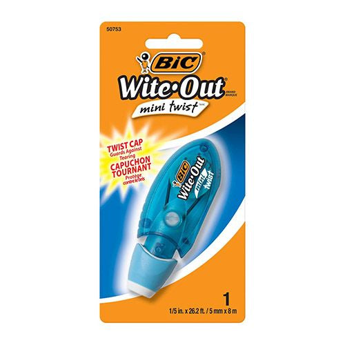 BIC Wite-Out Mini Correction Tape  1/5 X26.2