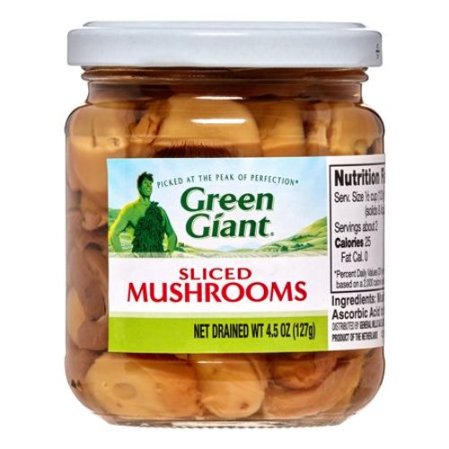 Green Giant Mushrooms Sliced - 4.5 O