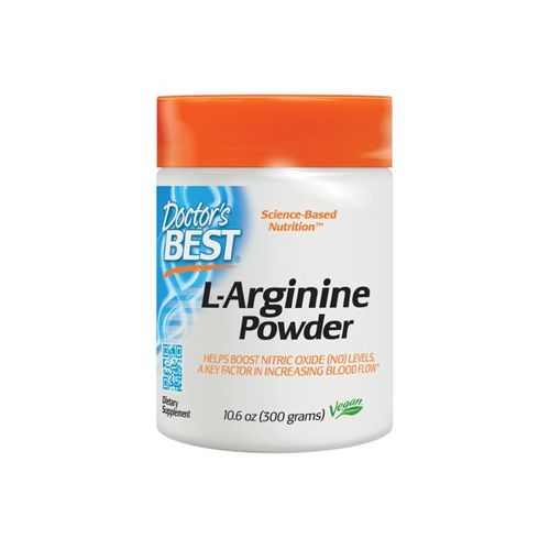 Doctor s Best L-Arginine Powder  Non-GMO  Vegan  Gluten Free  Soy Free  Helps Promote Muscle Growth  300 Grams