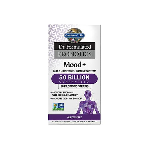 Garden of Life - Dr. Formulated Probiotics Mood+ - 60 Vegetarian Capsules