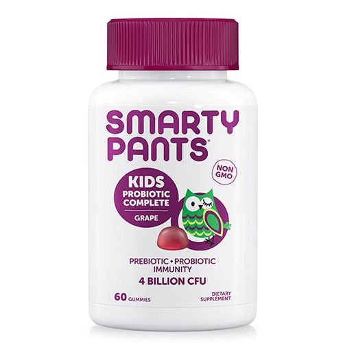 SmartyPants Kids Prebiotic and Probiotic Immunity Gummies  Grape - 60ct