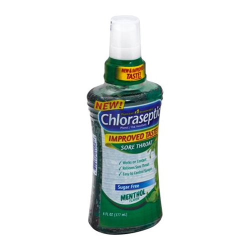 Chloraseptic Sore Throat Spray  Menthol Flavor  6 fl oz