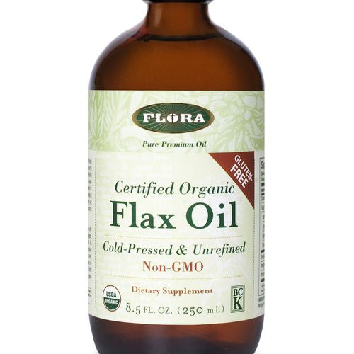 Flora Flax Oil certified organic 8.5 Oz