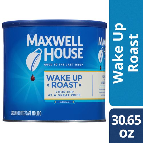 Maxwell House Wake Up Roast Medium Roast Ground Coffee (30.65 oz Canister) (B00AQJQLIU)