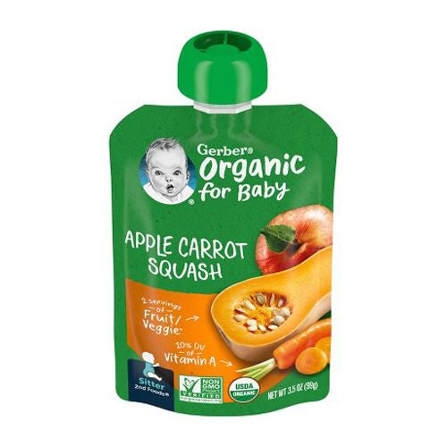 Gerber Sitter 2nd Food Organic Apple