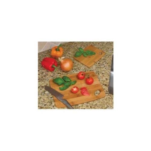 Bamboo Set of 2 Thin Cutting Boards  6  X 8  & 9  X 12