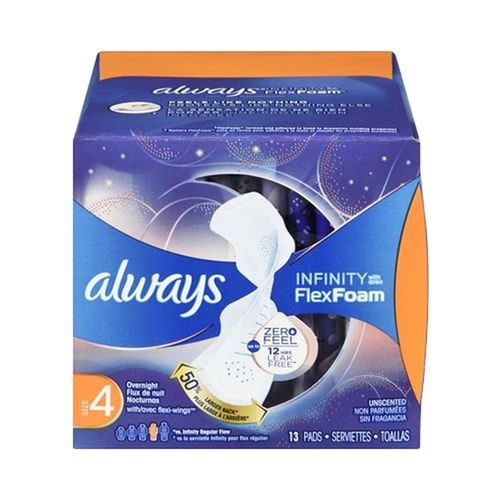 Always Overnight Infinity Flex Foam