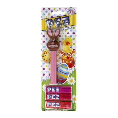 PEZÂ® Orange, Cherry & Raspberry Candy & Dispenser 0.87 oz. Carded Pack
