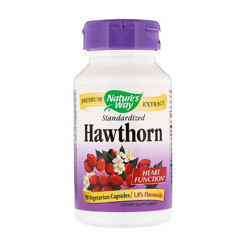 Nature s Way Premium Extract Hawthorn  Standardized  90 Ct