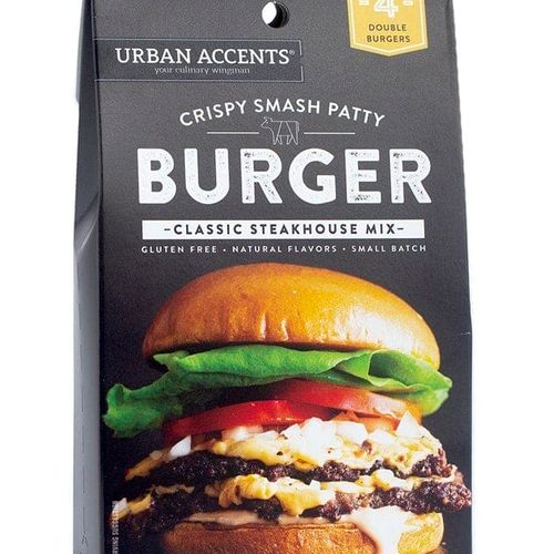 Urban Accents Crispy Smash Patty Burger Classic Steakhouse Mix (B08C4XJCLK)