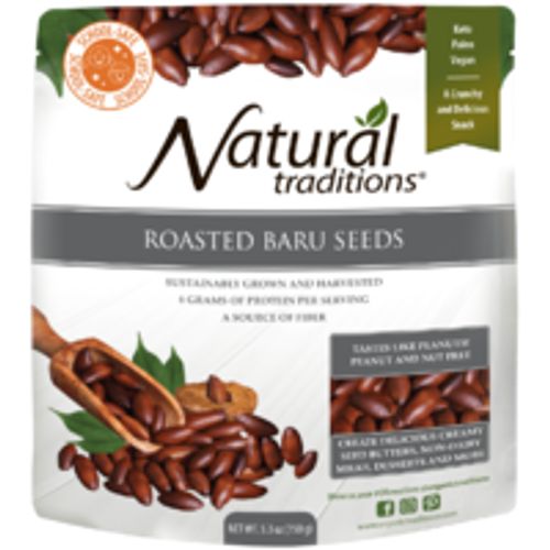 Organic Traditions - Roasted Baru Seeds - 5.3 oz.