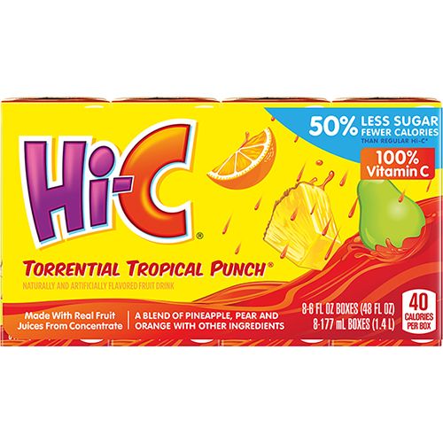 Coca-cola Hi-c Torrential Tropical 8pk