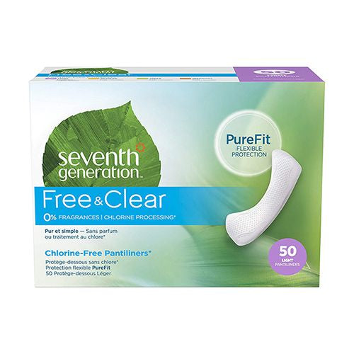 Seventh Generation Liner Menstrual pad, unscented