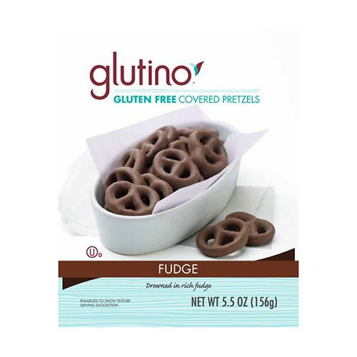 GLUTINO, FUDGE COVERED PRETZELS