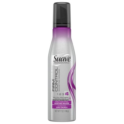 Suave Professionals Volumizing Spray Firm Control Boosting Hair Styling Mousse with Collagen  7 oz