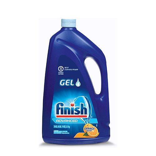 Finish Gel and Liquid Dishwasher Detergents  Orange Scent  75 Ounce