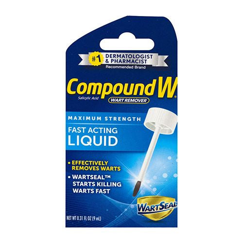 Compound W Maximum Strength Fast Acting Liquid Wart Remover  0.31 fl oz