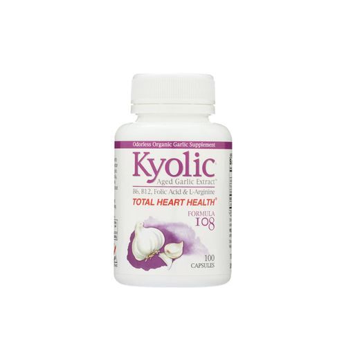 Aged Garlic Extract  Formula 108  100 Capsules  Kyolic