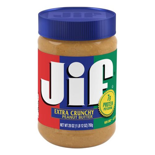Jif Extra Crunchy Peanut Butter, 28-Ounce