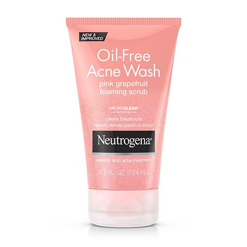 Neutrogena Oil-Free Acne Wash Pink Grapefruit Facial Scrub  4.2 fl. oz
