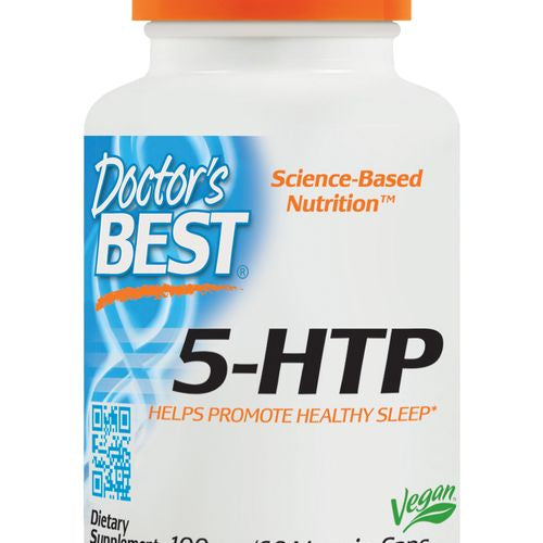 Doctor s Best 5-HTP  Non-GMO  Vegan  Gluten Free  Soy Free  100 mg  60 Veggie Caps