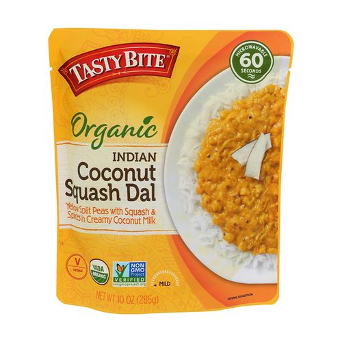 Tasty Bite Organic Mild Indian Coconut Squash Dal  10 oz