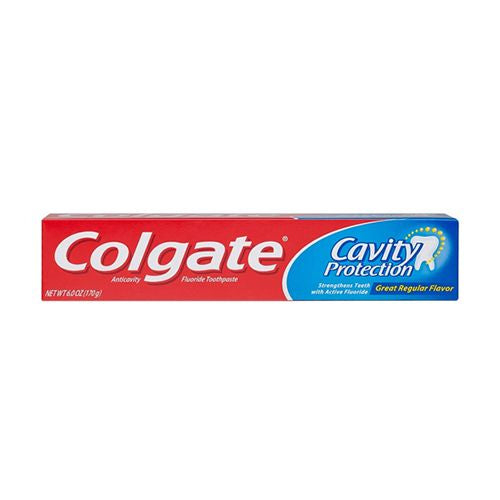 Colgate Cavity Protection Toothpaste with Fluoride  Minty Great Regular Flavor  6 ozTube
