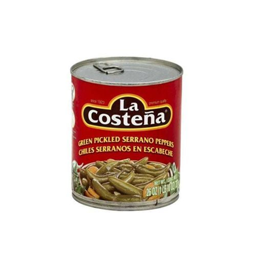 LA COSTENA, GREEN PICKLED SERRANO PEPPERS