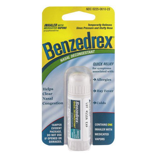 Benzedrex Nasal Decongestant Inhaler with Medicated Vapors