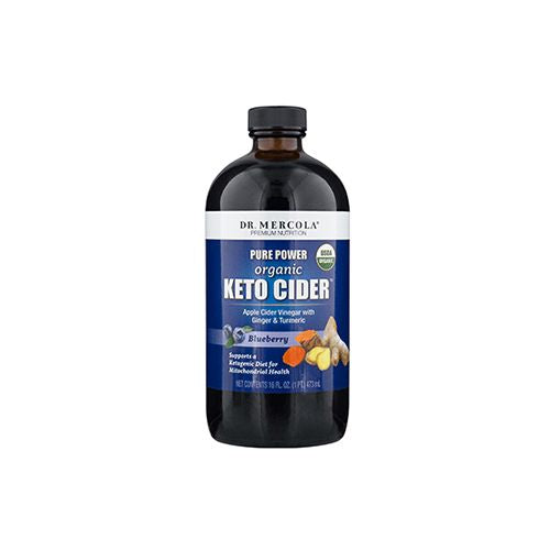 MITOMIX KETO CIDER - Organic Blueberry Apple Cider Vinegar with Ginger & Turmeric (16 fl. oz. per Bottle): 1 Bottle (B079X4D65T)