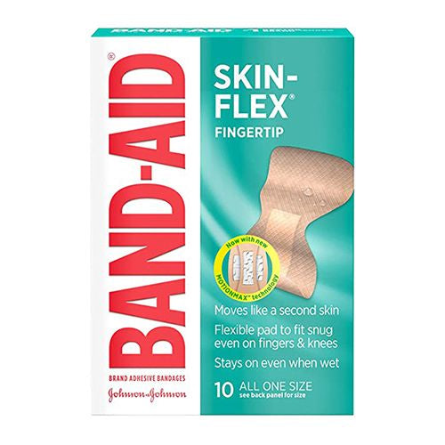 BANDAID BRAND SKIN-FLEX FINGER 10 Count