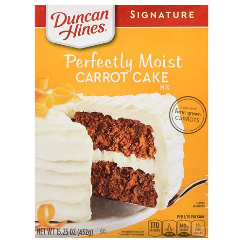 Duncan Hines Signature Carrot Cake Mix, 15.25 OZ