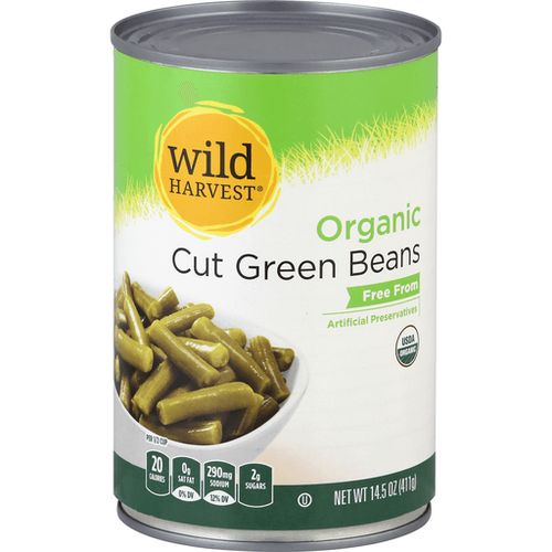 Wild Harvest, Cut Green Beans - 14.5 Oz